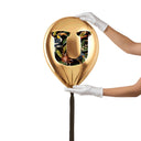 Gold Monogram Balloon by Oliver Gal, view 151