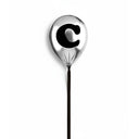 Silver Monogram Balloon by Oliver Gal, view 21