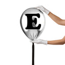 Silver Monogram Balloon by Oliver Gal, view 43