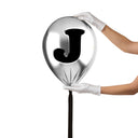 Silver Monogram Balloon by Oliver Gal, view 93