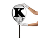 Silver Monogram Balloon by Oliver Gal, view 98