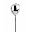 Silver Monogram Balloon by Oliver Gal, view 102