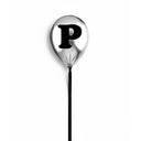 Silver Monogram Balloon by Oliver Gal, view 122