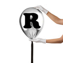 Silver Monogram Balloon by Oliver Gal, view 133
