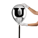 Silver Monogram Balloon by Oliver Gal, view 151