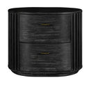 Fields - Modern Black Acacia Mirror