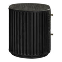 Fields - Modern Black Acacia Nightstand
