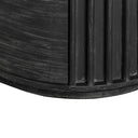 Fields - Modern Black Acacia Nightstand