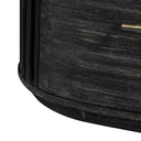 Fields - Modern Black Acacia Nightstand