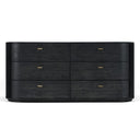 Fields - Modern Black Acacia Dresser