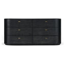 Fields - Modern Black Acacia Mirror