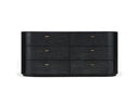Fields - Modern Black Acacia Dresser