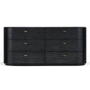 Fields - Modern Black Acacia Dresser