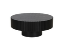 Pierre - Modern Black Ash Small Round Coffee Table
