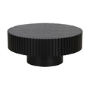 Pierre - Modern Black Ash Round Coffee Table Set