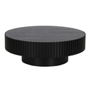 Pierre - Modern Black Ash Large Round Coffee Table