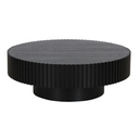 Pierre - Modern Black Ash Large Round Coffee Table