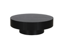 Pierre - Modern Black Ash Large Round Coffee Table