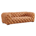 Dexter - Transitional Camel Full Italian Leather 3-Seat Sofa