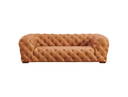 Dexter - Transitional Camel Full Italian Leather 3-Seat Sofa