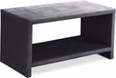 Cleo 31.5" Velvet Night Stand - Grey