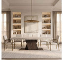 Cairo - Modern Grey Elm and White/Grey Marble Pattern Buffet