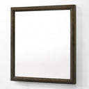 Manhattan - Contemporary Brown Oak Mirror