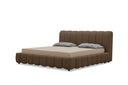 Harris - Modern Brown Fabric Bed