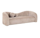 Calico - Contemporary Beige Weave Fabric 4-Seat Sofa