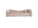 Calico - Contemporary Beige Weave Fabric 4-Seat Sofa