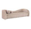Calico - Contemporary Tan Fabric 3-Seat Sofa