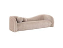 Calico - Contemporary Beige Weave Fabric 4-Seat Sofa