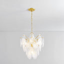 Aged Brass Darcia Chandelier 18" by Hudson Valley, view 2