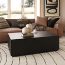 Fresno - Modern Black Concrete Coffee Table