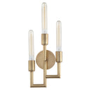 Aged Brass Angler Wall Sconce 7.75" by Hudson Valley
