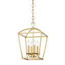 Gold Leaf Bryant Lantern 12" by Hudson Valley