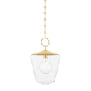 Aged Brass Greene Pendant 11.75" by Hudson Valley