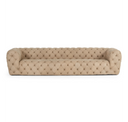 Ellington - Italian Beige Nubuck Leather Accent Chair