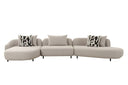 Marge - Contemporary Beige Sectional Sofa