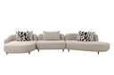 Marge - Contemporary Beige Sectional Sofa