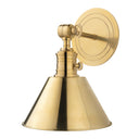 Aged Brass Garden City Wall Sconce 8" x 11" (8321-AGB) by Hudson Valley