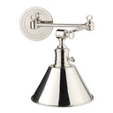 Polished Nickel Garden City Wall Sconce 8" x 11.25" by Hudson Valley