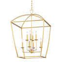 Gold Leaf Bryant Lantern 24" by Hudson Valley