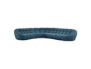 Yolonda - Dark Teal Fabric Sectional Sofa