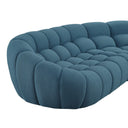 Yolonda - Dark Teal Fabric Sectional Sofa