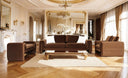 Bentley - Modern Brown Velvet Sofa Set