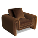 Bentley - Modern Brown Velvet Chair