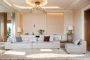 Rhonda - Modern Ivory Beige Fabric Modular Sectional Sofa