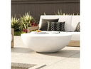 Bronte - Modern White Concrete Round Coffee Table
