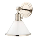 Polished Nickel Garden City Wall Sconce 8" x 11" (8331-PN) by Hudson Valley
